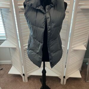 Athleta Olive Green Puffer Vest